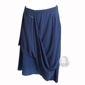 Margiela x H&M Hitched Up Skirt Blue Limited Edition from 2012 Size 8